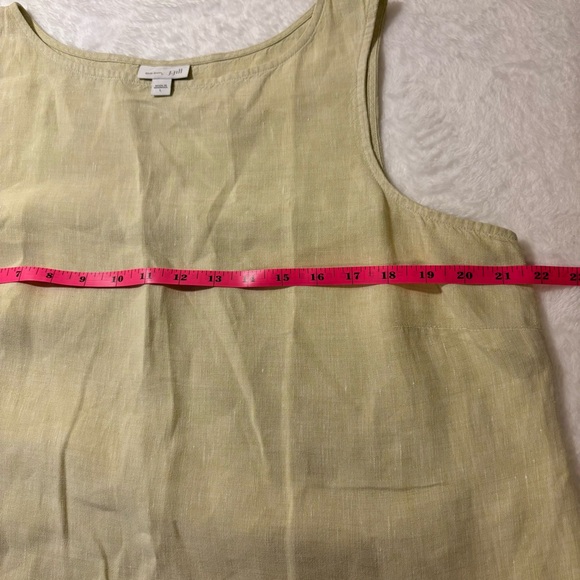 J. Jill 100% Linen Shift Dress with Pockets, Light Green size L - Picture 10 of 12